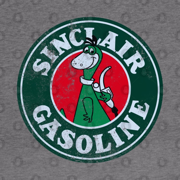 Sinclair Dino Gasoline by funkymonkeytees